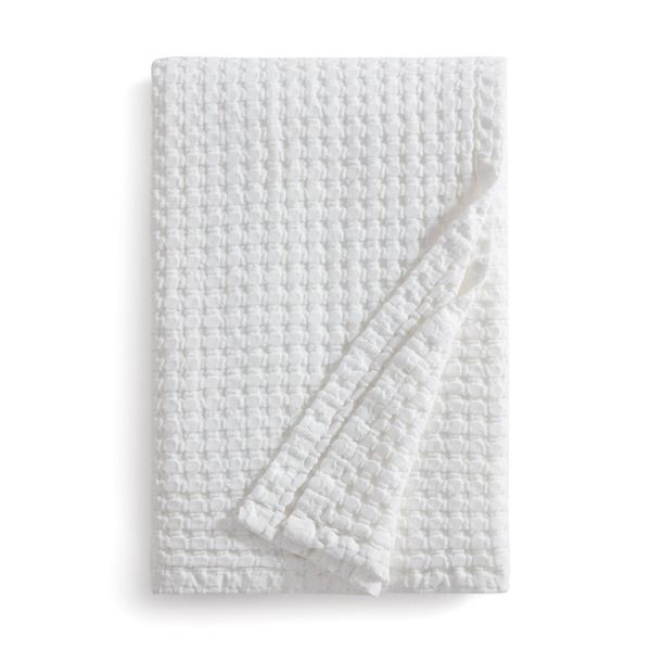 Waffle Blanket - White